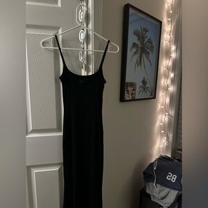 Skims Ribbed Long Slip Dress